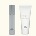 Two skincare products from The Glow GC Collection on a white background